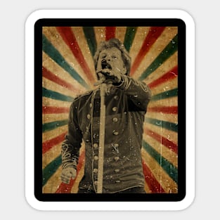 John Francis Bongiovi Jr. // Photo Vintage Retro Sticker